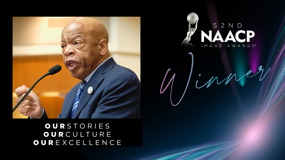 Thank you #NAACPImageAwards for recognizing Congressman Lewis and getting into #GoodTrouble with us!