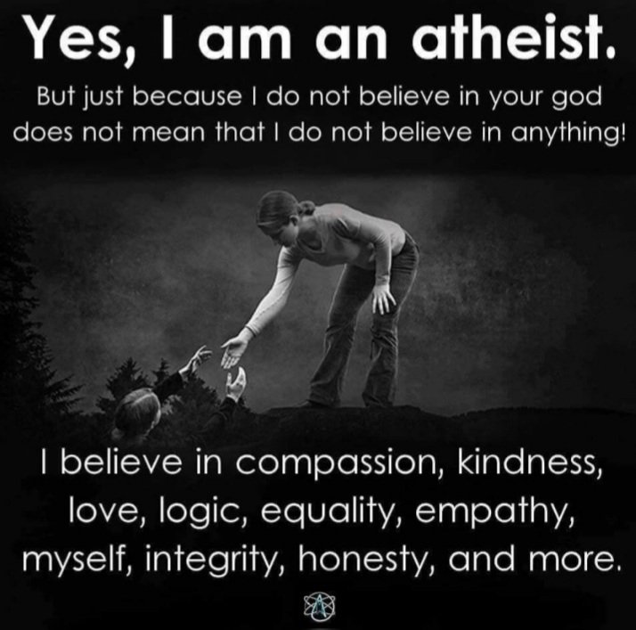 hxHAj0ok3Rrh4Ha's tweet image. Most importantly, believing in oneself. It goes a long way. 

#AtheistDay