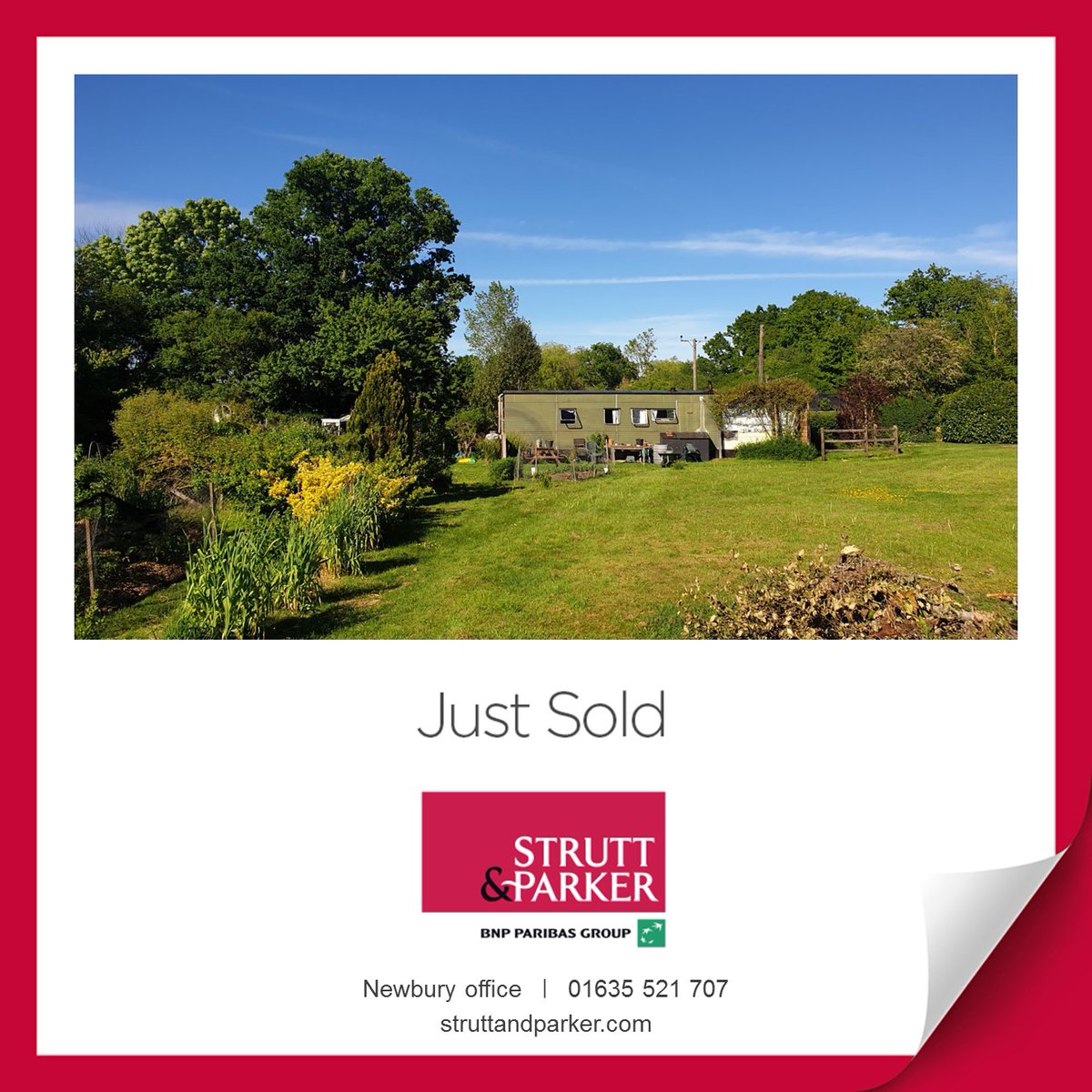 Struttsnewbury's tweet photo. An 0.67acre plot with planning permission for a 3,000 sq ft property. #justsold @Struttsnewbury https://t.co/upEotpCabW