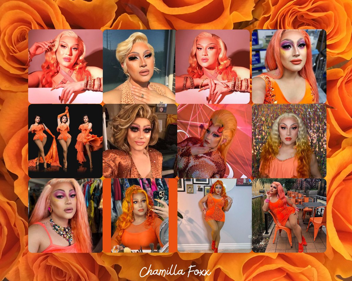 Would you say orange is her color? 🍊🔥🧡