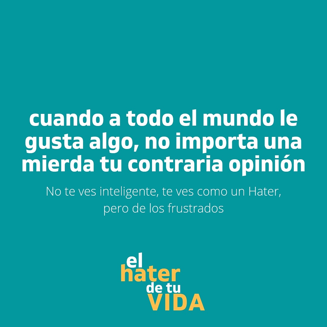 el hater de tu VIDA (@elhaterdetuvida) on Twitter photo 