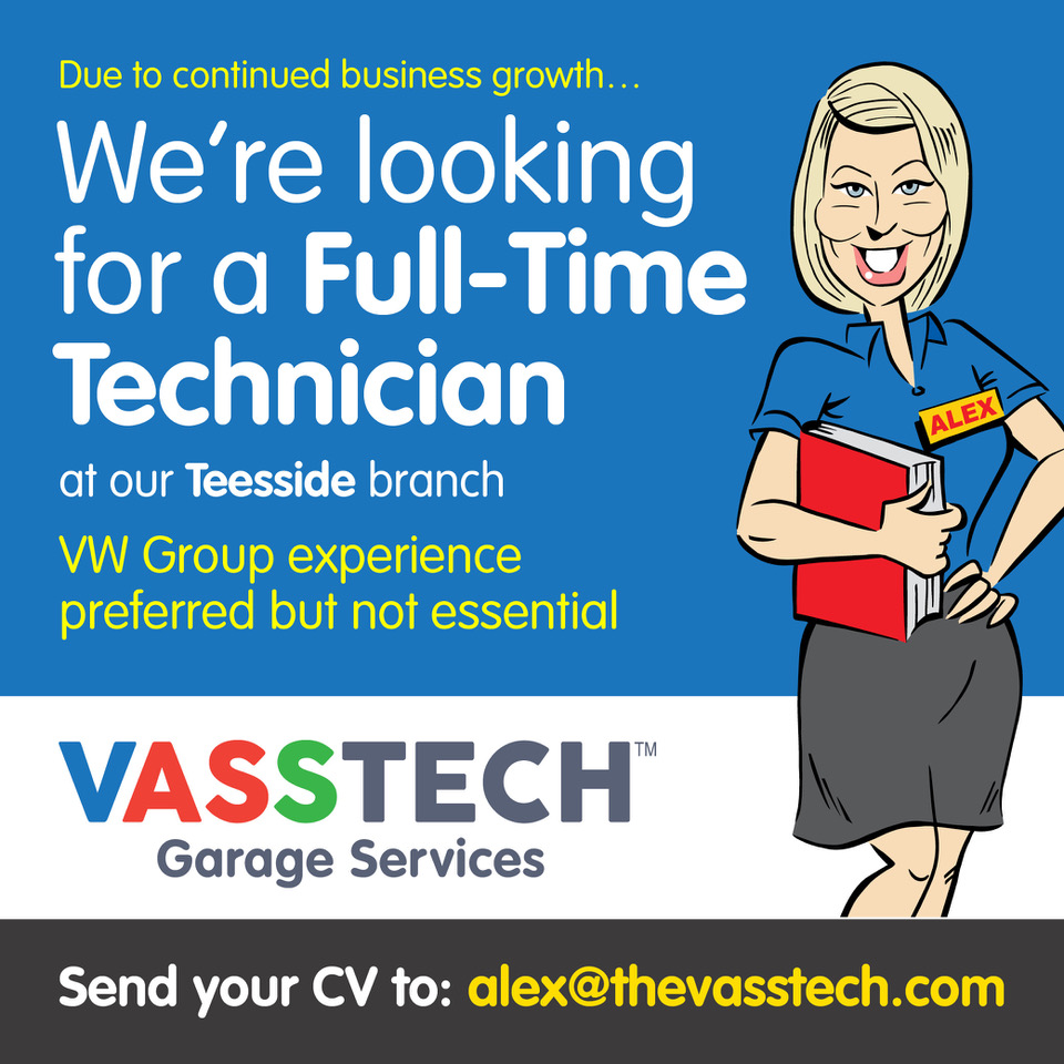 Vasstech (@thevasstechteam) on Twitter photo PLEASE RT:
Our Teesside branch is looking for an experienced, full-time technician to join the team 🧰
If interested, please send your CV to alex@thevasstech.com, or call 01642 061 999
bit.ly/2OQZic1 PLEASE RT:
Our Teesside branch is looking for an experienced, full-time technician to join the team 🧰
If interested, please send your CV to alex@thevasstech.com, or call 01642 061 999
bit.ly/2OQZic1