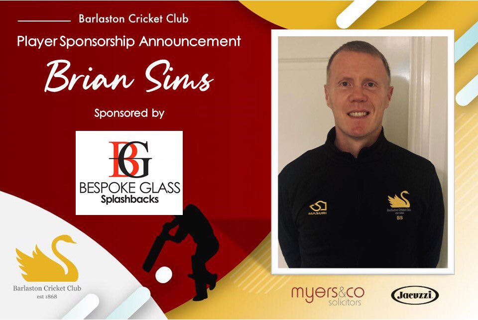 BarloCC's tweet photo. It’s a Wednesday wonder today. Veteran opening batsman Brian Sims is up today. Superb bloke and great athlete for his age. 

Brian is sponsored by Bespoke Glass Splashbacks, who provide a full range of stunning splashbacks to style your kitchen or bathroom. https://t.co/86KJww5vEm