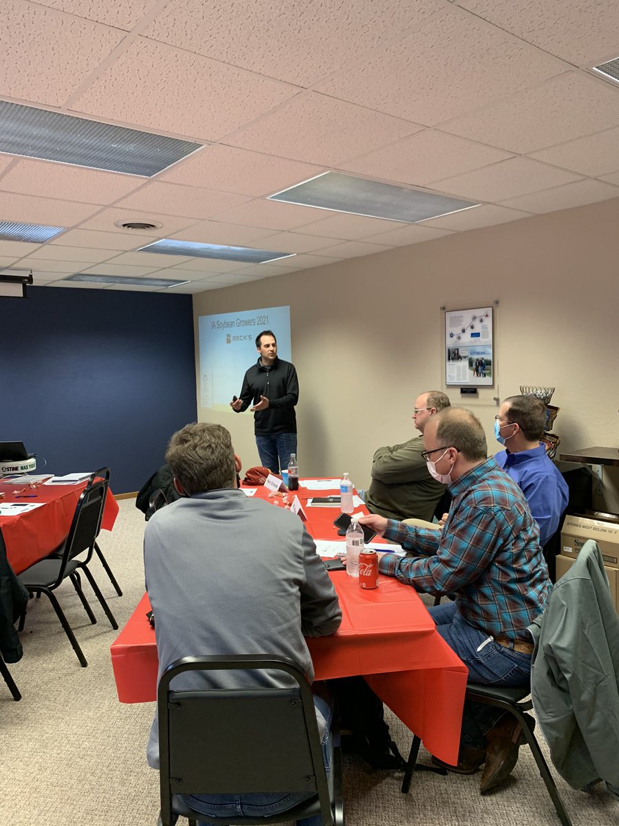 bbranderhorst's tweet photo. Thanks to @BecksHybrids for sponsoring the @IowaSoybeans Experience Class! Nate Firle joined us at Tiefentahler Custom to share more about what Beck’s is doing for Iowa farmers! https://t.co/Egt3ngozIr