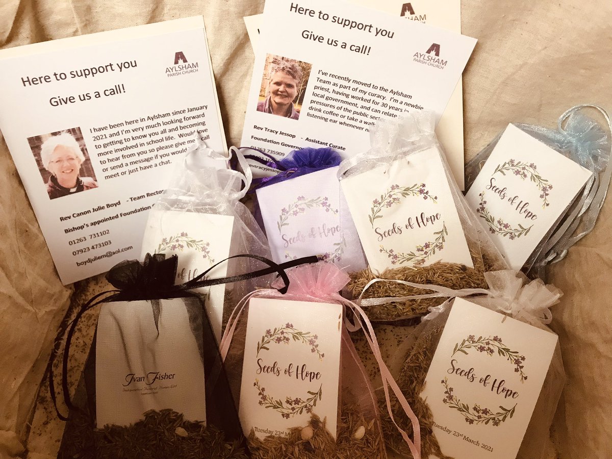 Thank you to <a href="/aylshamchurch/">aylsham parish church</a> for our #SeedsofHope all our school staff appreciated them &amp; the kind words on this #DayOfReflection2021 <a href="/DioceseNorwich/">Diocese of Norwich</a> <a href="/_ivanfisher/">Ivan Fisher Funeral Homes</a> @JustRegional <a href="/NorwichDDE/">Paul Dunning</a>