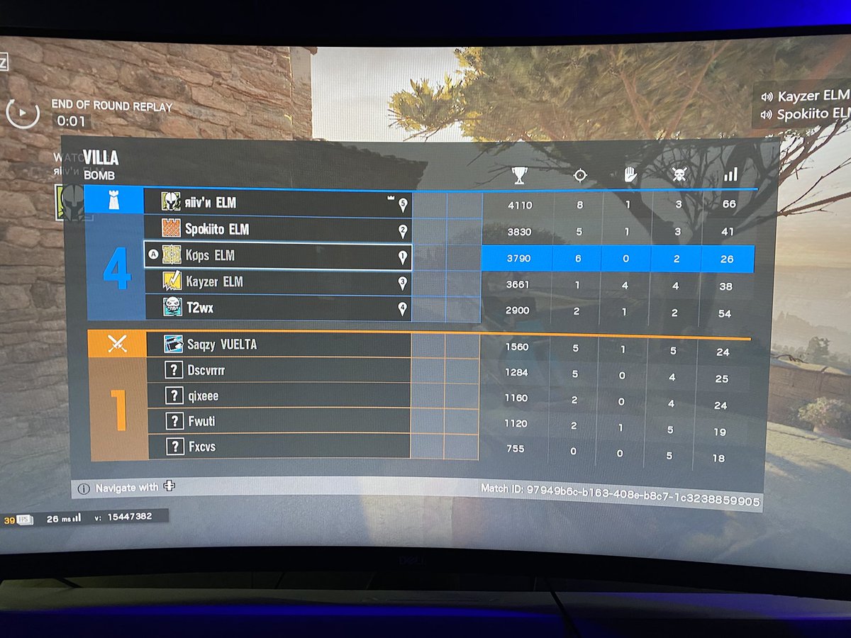 KOPS_R6's tweet photo. Après le cancel contre @_Saqzyyyyy nous somme retomber contre lui cette fois la game n’a pas était cancel et voilà le résultat: https://t.co/OqxrJ76PVg