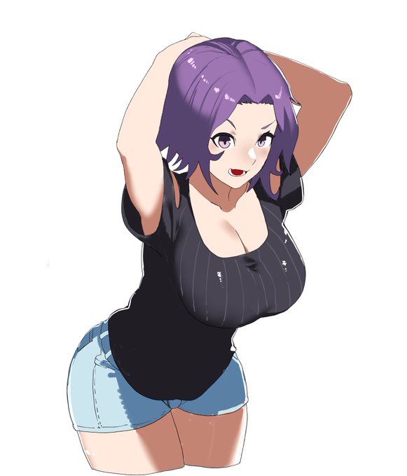 作業通話で添削して描いた乳のでかい女を置いておきます 