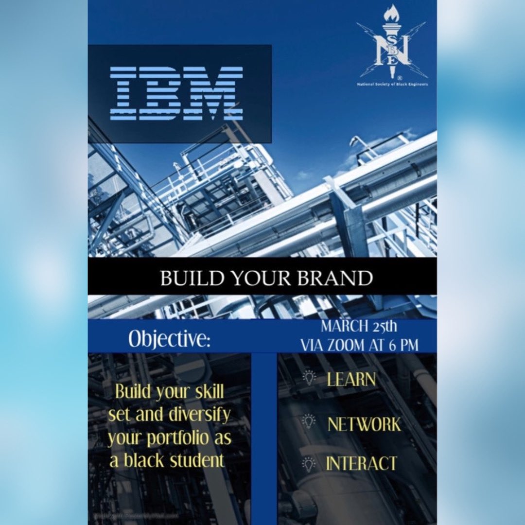 👩🏾‍💻 UKNSBE X IBM 👨🏾‍💻⁣
⁣
Wondering how to stand out when applying for competitive positions in tech? ⁣
⁣
Tune in this Thursday to gain knowledge and advice on Building Your Brand for a competitive field from IBM representative, Anthony Testman! 

RSVP: ⁣ docs.google.com/forms/d/e/1FAI…