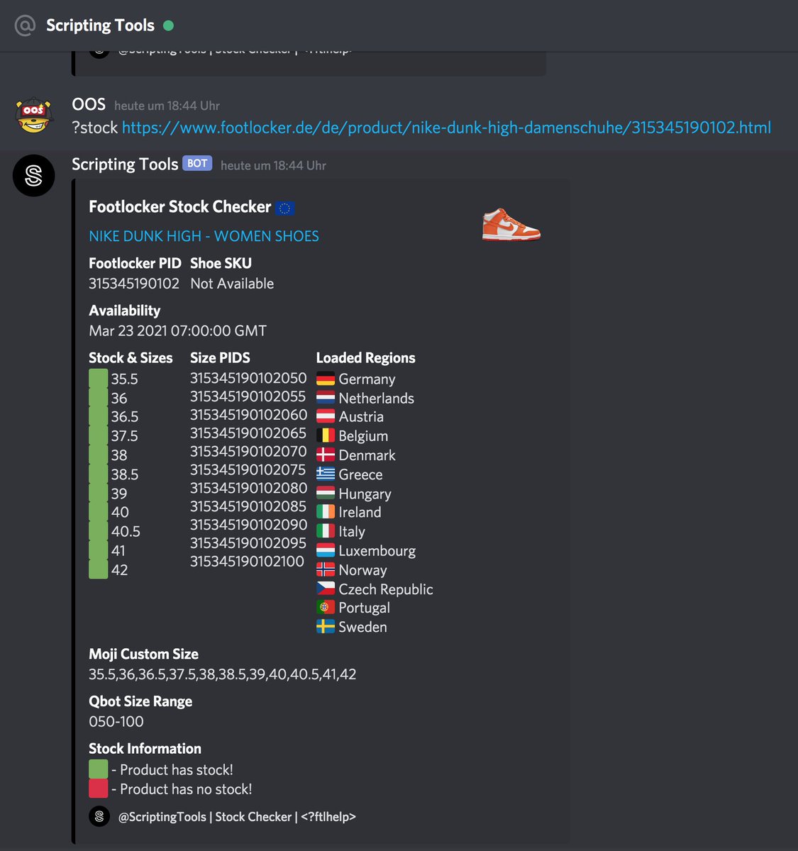 scriptingtool's tweet photo. Footlocker Stock Checker

All OLD Region (UK,FR,ASIA and AU)
All New Region

including a loaded new region checker! https://t.co/KsAIgEPbeO