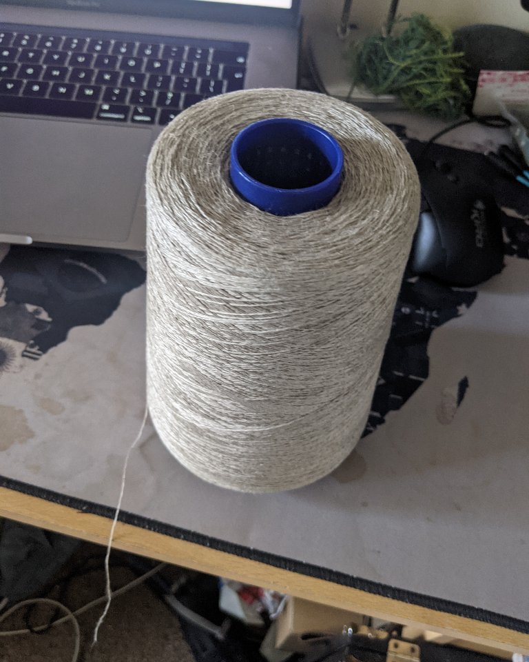 OfBogo's tweet image. Supplies arrived for next project.
#sewing #linenthread