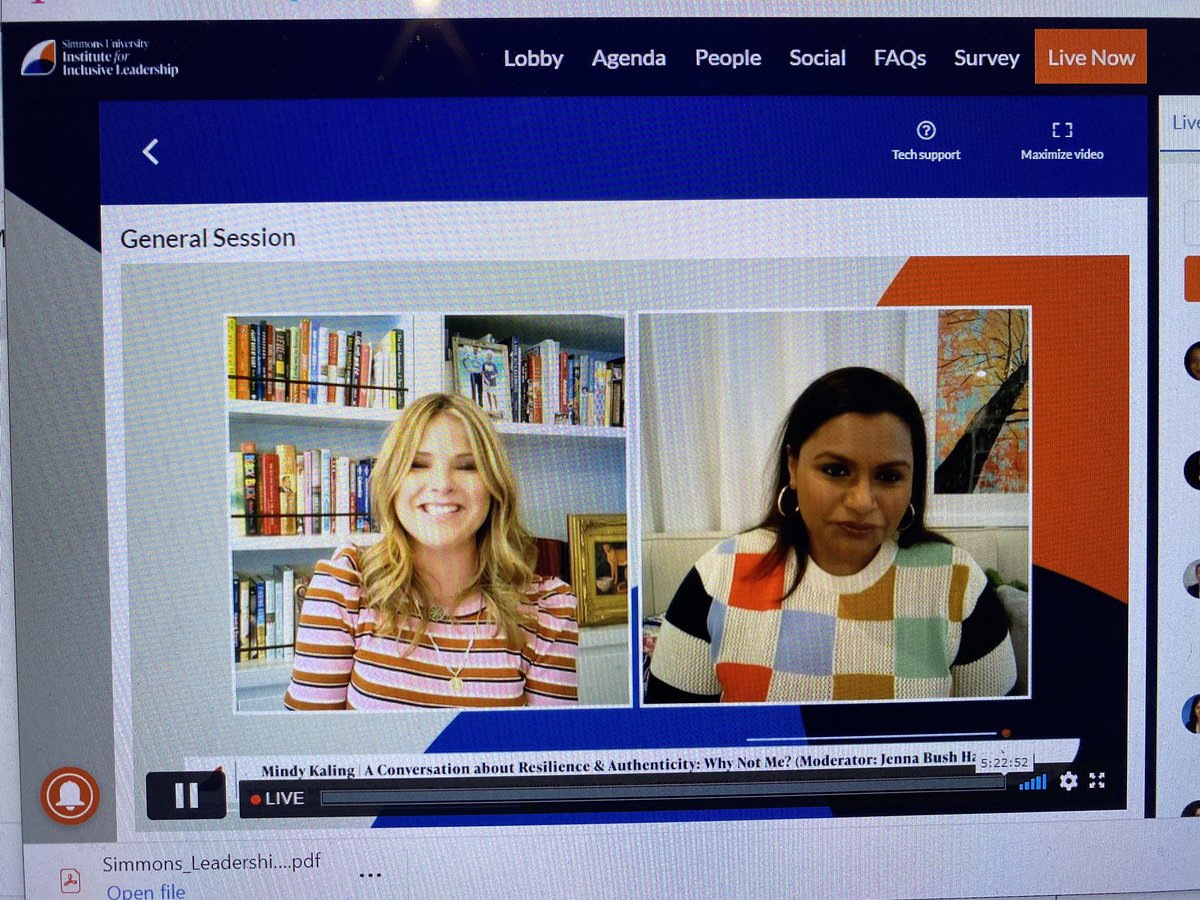 Thanks <a href="/TMobile/">T-Mobile</a> for signing us up for a great women’s conference!  #DEI #WomensHistoryMonth #JennaBush #MindyKaling #TiffanyDufu Some really great speakers today and amazing stories told. 💪 💯