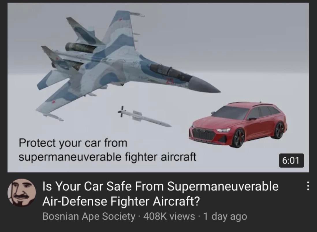 The_Lazer_Snake's tweet photo. Youtube is trying to tell me I haven’t been anxious enough lately I guess https://t.co/fg25hNvI6H