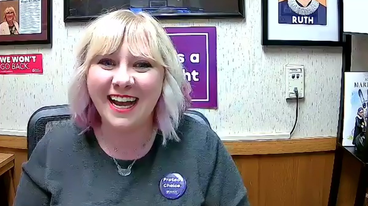 AbortionAction's tweet photo. .@ElisabethCMO shares some ✨ pro trips ✨ for talking to your reps in #moleg! 

💡 Pro Trip #1: When you call your lawmakers, ask the person taking the call to repeat your message back to you! This makes sure your message is heard clearly &amp; correctly. #ReproFreedomLobbyDay https://t.co/BqxHn87yEX