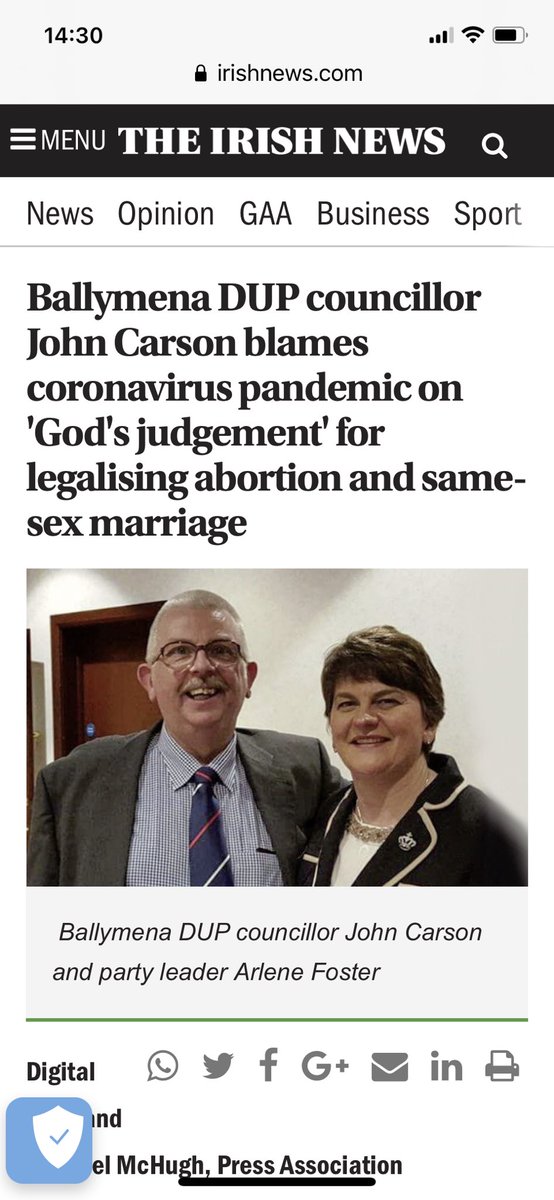 JoeBrolly1993's tweet photo. Apologies again to @ClaireByrneLive . The DUP saving Ulster from sodomy and me criticising them. https://t.co/LOt56yJ6Lq