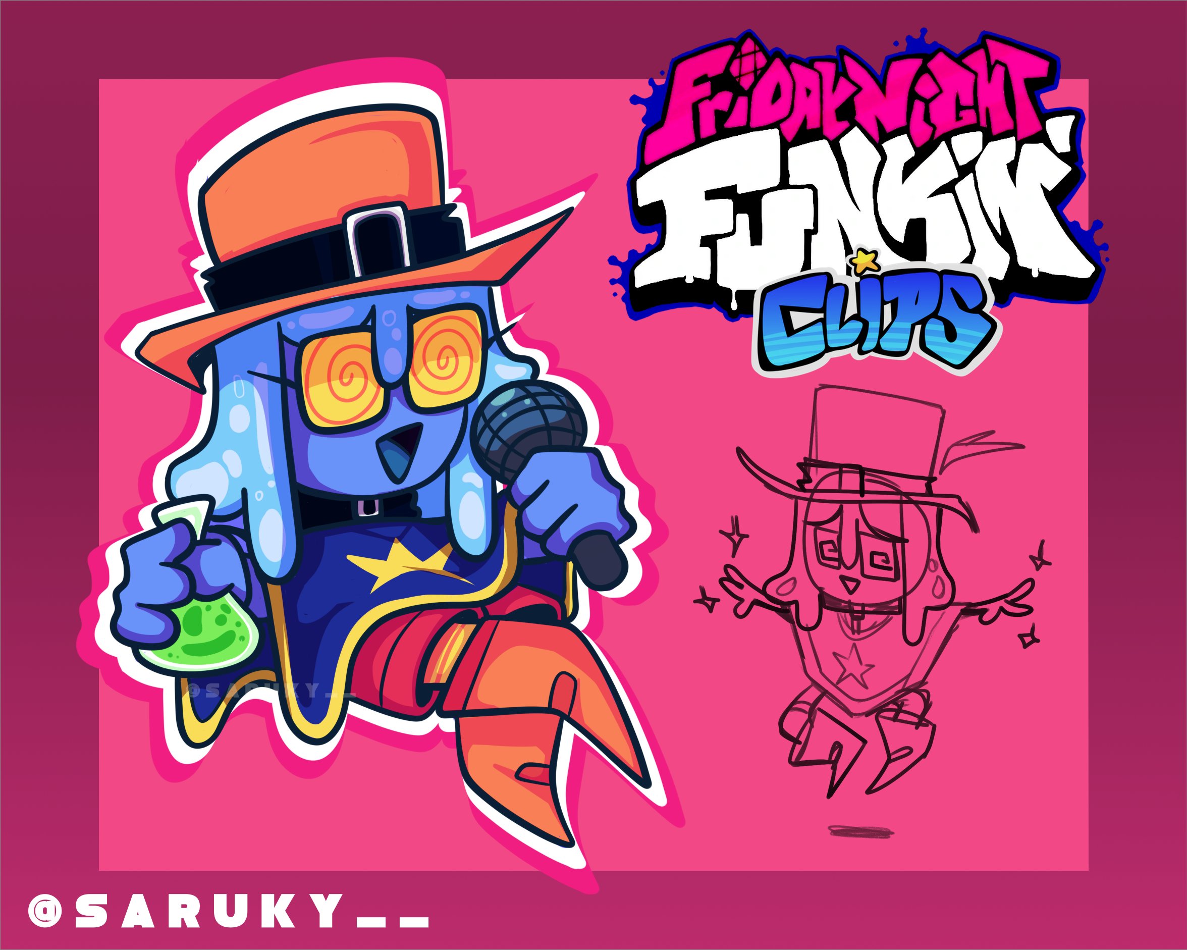 Saruky for FNF Online [Friday Night Funkin'] [Mods]