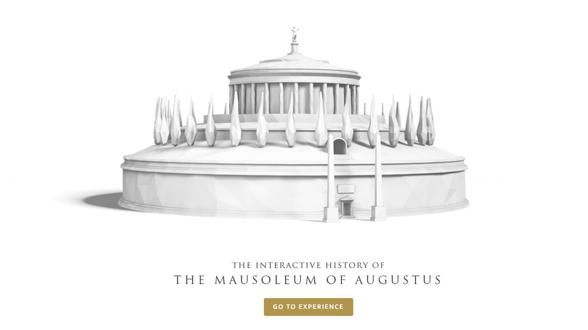 🏛️ The Mausoleum of Augustus in Rome is now open to the public for the first time in years, but visiting remains impossible for most.

For the time being, here's an interactive history of the site (complete with 3-D models) from <a href="/Roma/">Roma</a>:
experience.mausoleodiaugusto.it/en/intro
#ClassicsTwitter