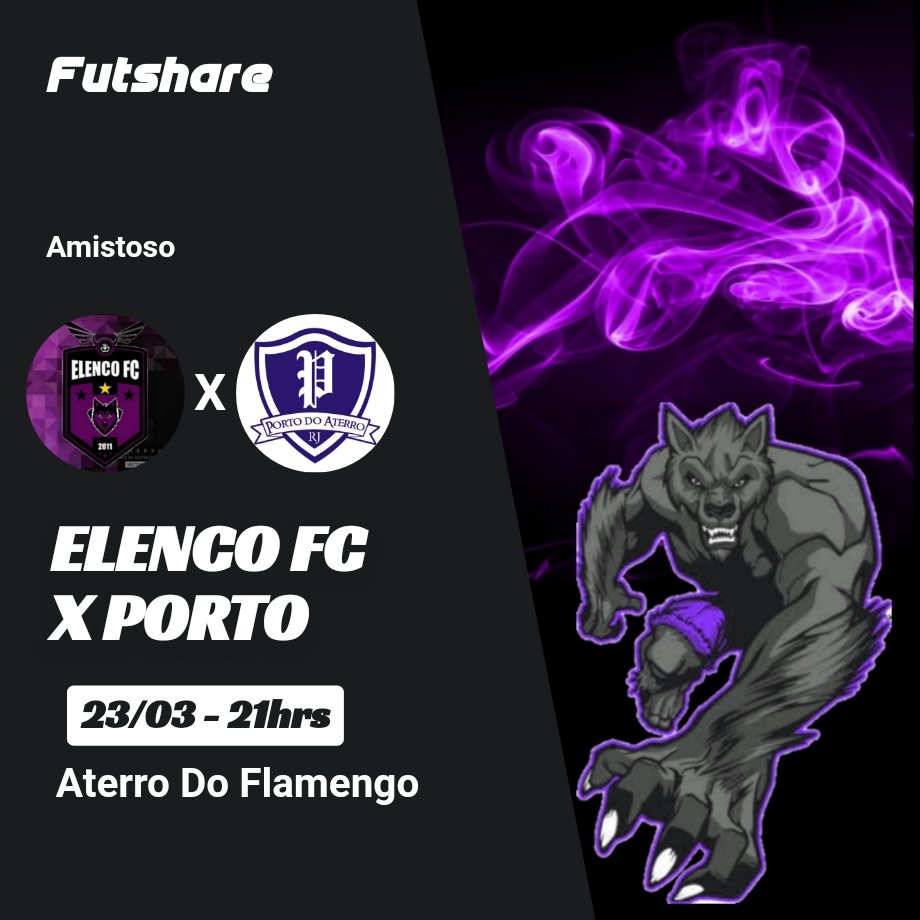 ElencoFc's tweet photo. ⚽️Amistoso⚽️
🖤Elenco FC💜 x 🔵Porto⚪
Data🗓:23/03
Horário⏰:21hrs
Local🏟:Aterro do Flamengo
#AvanteElenco #VacilouOElencoAmassa https://t.co/N4hDdUalx8