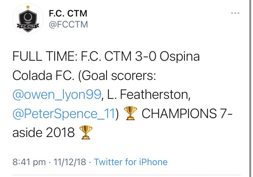 FCCTM's tweet photo. @NorthCumbriaFC There’s levels to this game x https://t.co/fB0jG6qxRP