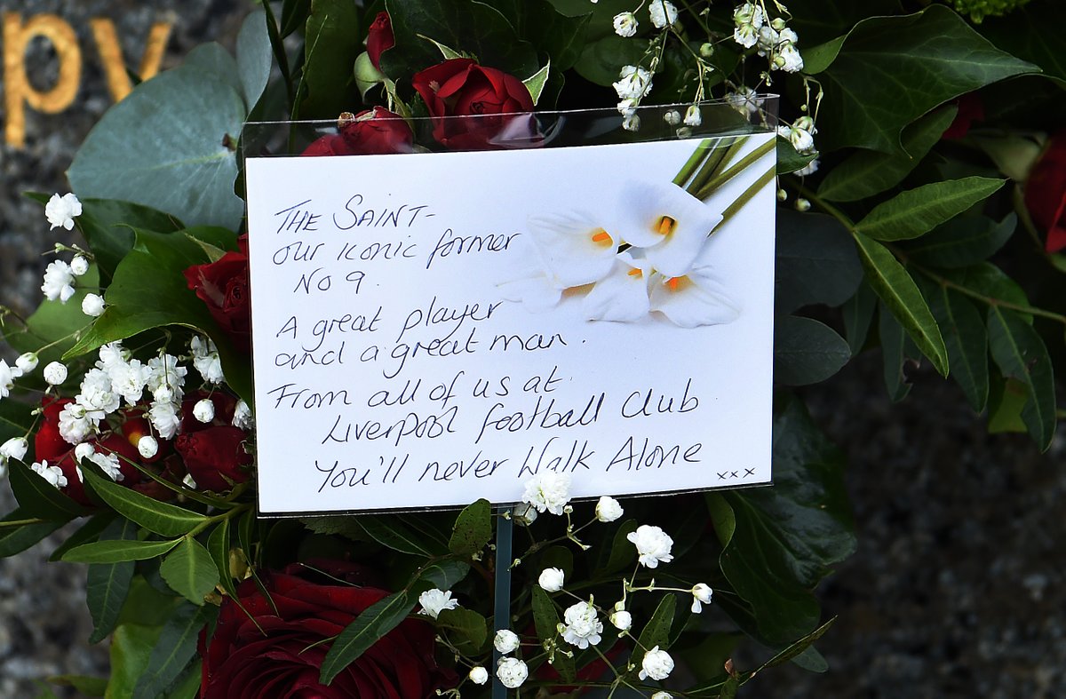 LFC's tweet photo. Rest in peace, Saint ❤️ https://t.co/b4FqygB0WM
