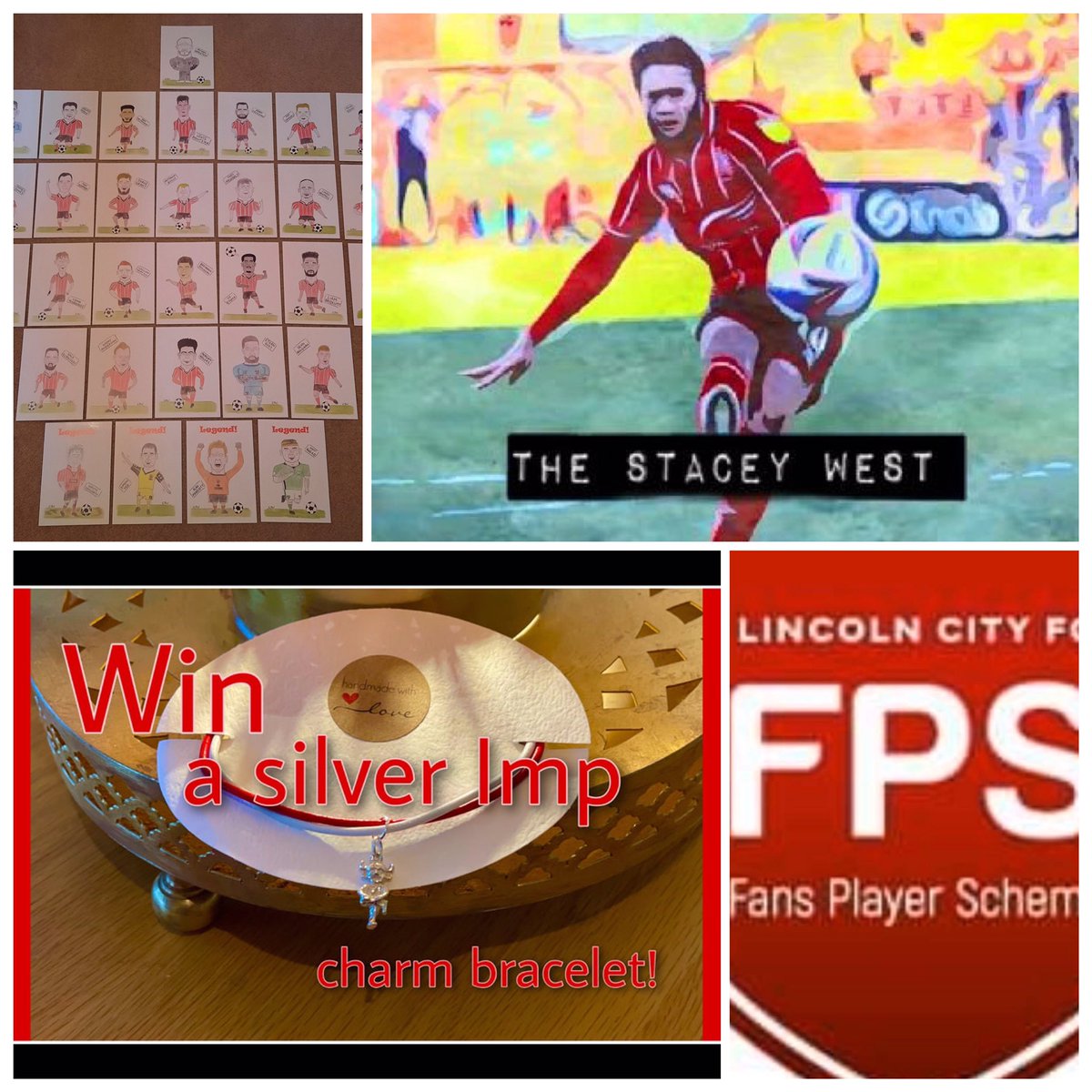 dellyboot's tweet photo. Who wants👇
 @LincolnCity_FC signed shirt?✅
@imptoons set of cards✅
@Lincoln_Women shirt✅
@LadyImps IMP charm bracelet✅
@Staceywestblog Book✅
@winstano 3D Stadium✅
@helgy2 FPS mystery prize✅
Just £3 a ticket Raffle drawn Easter w/end 🔴👇⚪️👇🔴👇⚪️

https://t.co/jpAhkoHxj7 https://t.co/bpjHExgXJa
