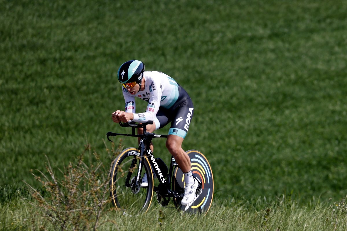petosagan's tweet photo. Time-trial stage in @VoltaCatalunya 

@BORAGmbH @BORAhansgrohe @iamspecialized @sportful @ride100percent 

(Photos @bettiniphoto) https://t.co/U500SND3Ar