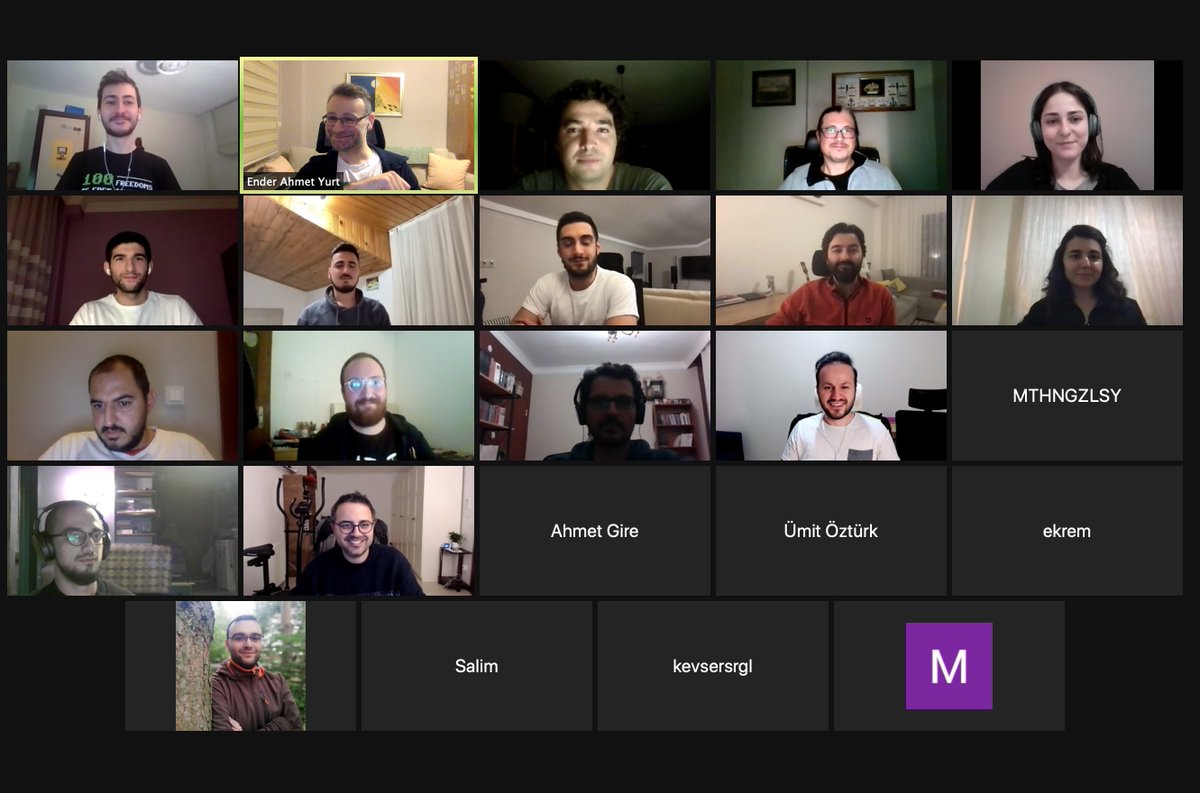 ara ara bulusuyoruz ama cok keyifli oluyor :) yeni yuzler, eski arkadaslar bir aradayiz 🥰