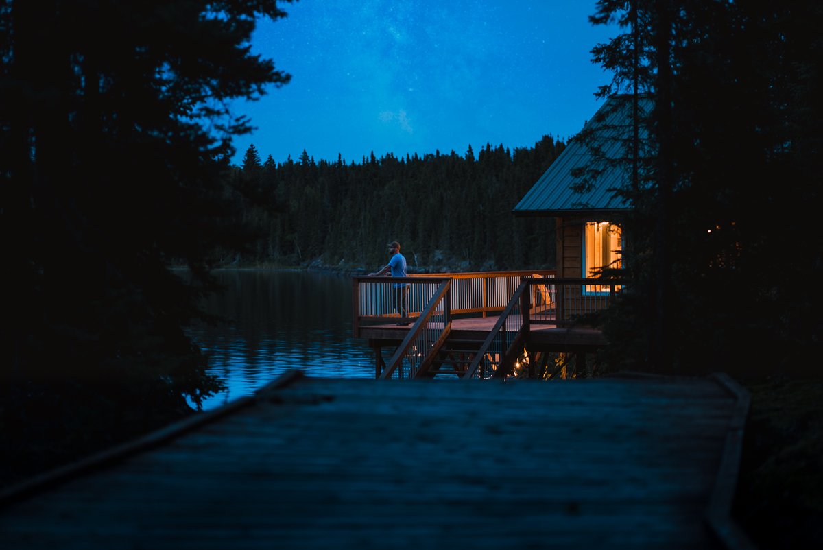 saslodge's tweet photo. Escape to the wilderness, in style.

Book your stay in Tamarack Ridge, one of our executive cabins, today. 2021 dates available! 

More about this cabin and all others at: https://t.co/zIr9XmgQS9

#exploremb #explorecanada https://t.co/XqMT8BvMbV