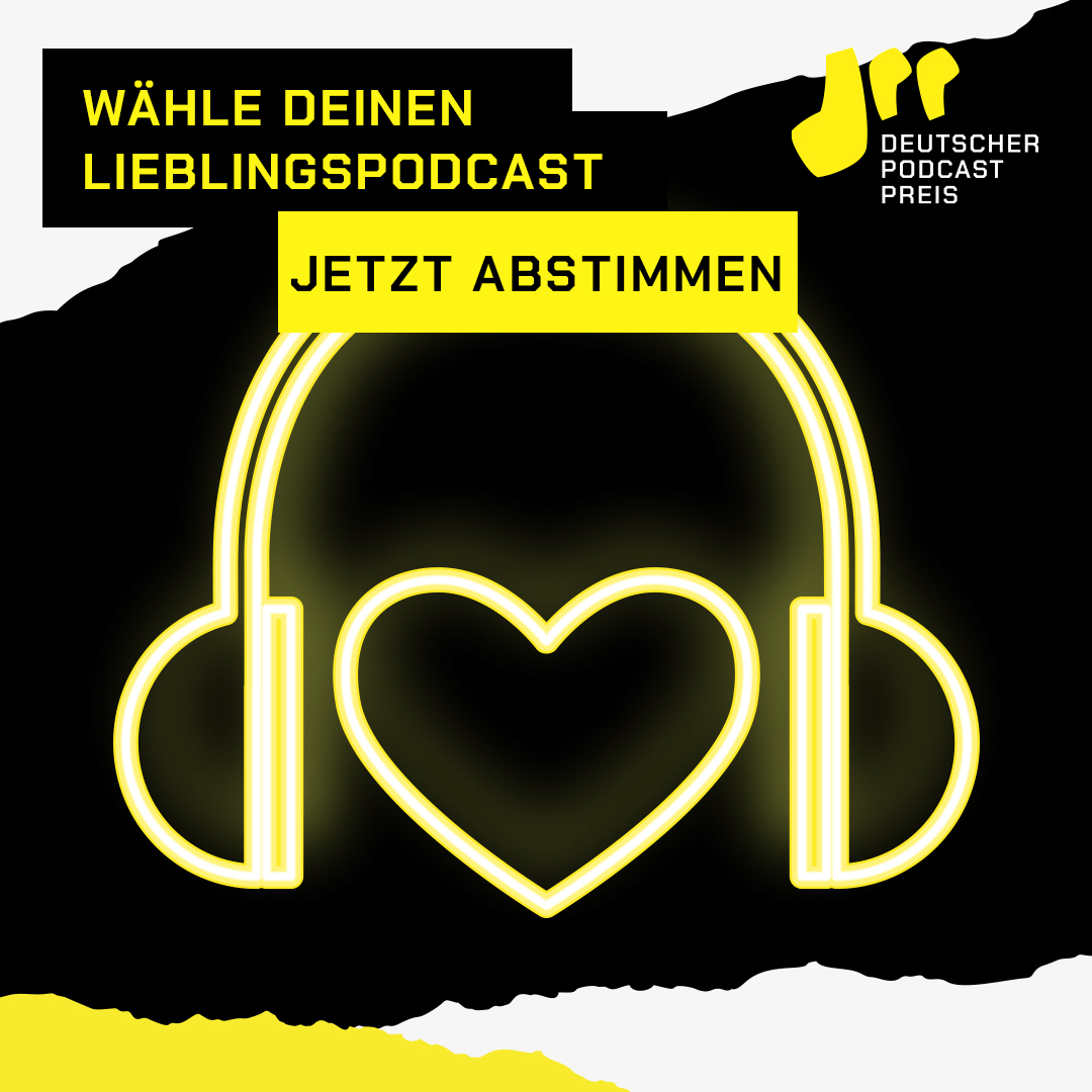 VOTE JETZT:  Du liebst Geschichten, Interviews, Talks ...? Dann wähle bis 18.4. deinen Lieblingspodcast und nominiere ihn für den “Publikumspreis / Beste Unterhaltung” auf deutscher-podcastpreis.de. 
#dpp2021 #deutscherpodcastpreis #podcastpreis #podcasts #podcasters