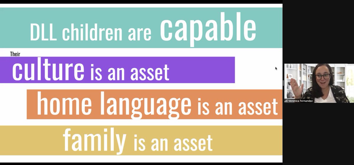 Teachstone's tweet photo. "#DLL children are capable. Their culture is an asset. Home language is an asset. Family is an asset." - Veronica Fernandez #interactCLASSsummit https://t.co/iiC7H62mkn