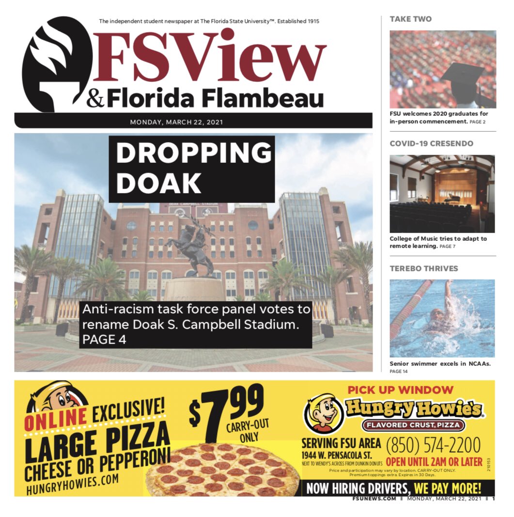 FSView's tweet photo. This week’s issue of the #FSView: https://t.co/VjkcPNo91q