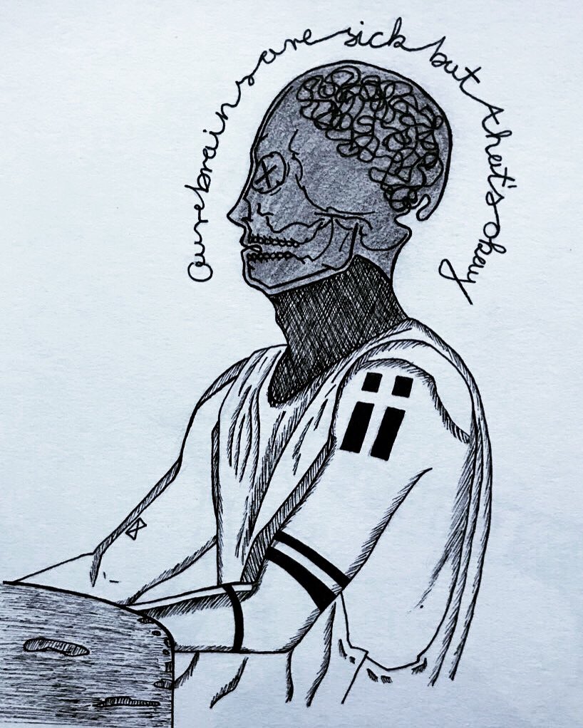 fallandflyaway's tweet photo. Before you walk away, there's one more thing I want to say:..
@twentyonepilots @tylerrjoseph @artbytheclique @skeletonclique #twentyonepilots #tylerjoseph #cliqueart #skeletonclique #artbytheclique #fakeyouout #lineart #FANART #tøp https://t.co/LDYZwPjugT