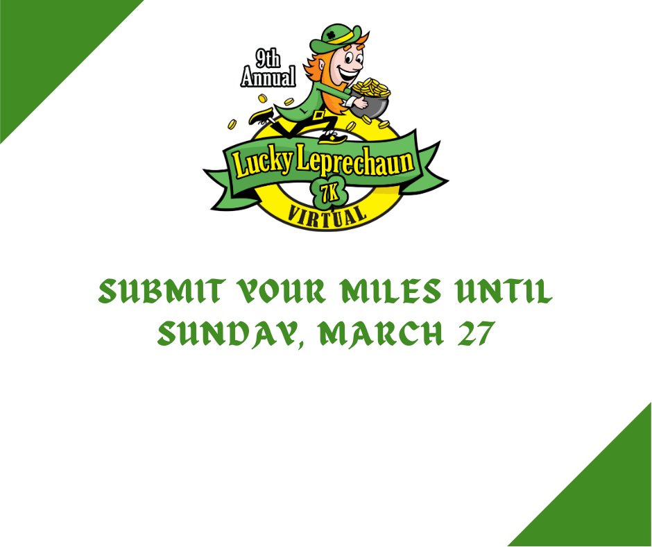 LuckyLepRun's tweet photo. We have re-opened results through Sunday! Log your results by logging into your RunSignUp account. https://t.co/amgydqGFsi