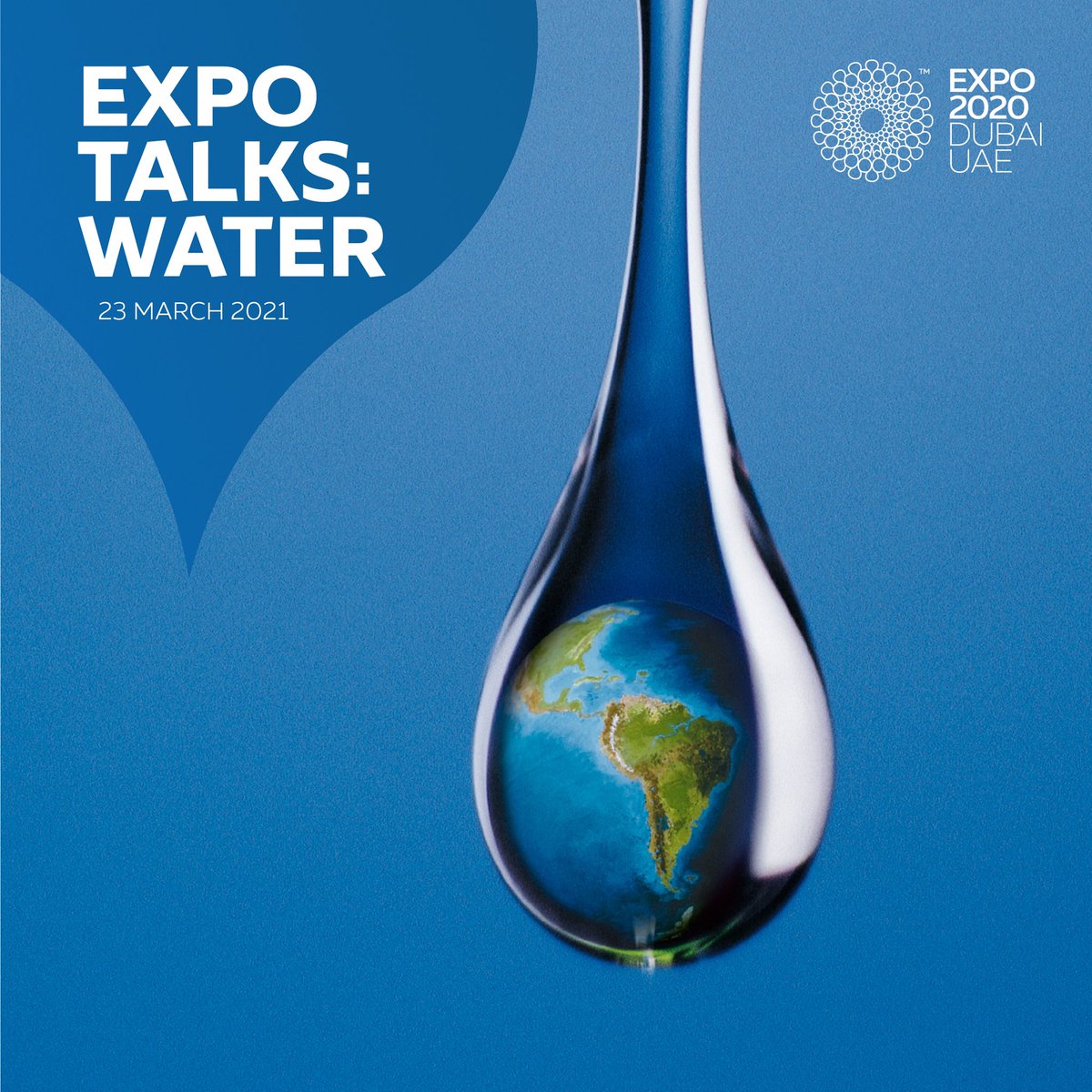 Bulgaria2020's tweet photo. 💦How do we ensure our children have access to clean and safe water?
📲Join @expo2020dubai’s #ExpoTalks: Water on 23 March to hear from innovators, thought-leaders, and community advocates on why we must protect our water for future generations.📢
#Expo2020 #Dubai #Water #Life https://t.co/muB8DEQcyp