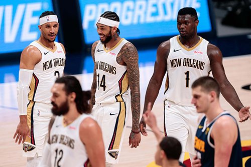 #NBA Top O/U Teams

Over
#WontBowDown 29-13 O/U
#BrooklynTogether 28-15
#MileHighBasketball 26-16
#SacramentoProud 26-17
#FearTheDeer 25-16
#AlwaysGame 25-16

Under
#LakeShow 28-15 U/O 
#DubNation 26-17
#NewYorkForever 26-17
#Rockets 25-16
#GoSpursGo 23-17