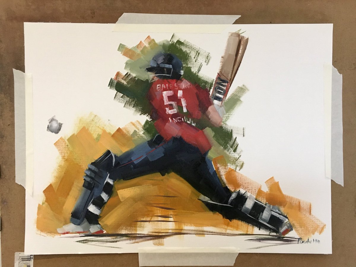 Time for another giveaway. 

If you would like this original oil painting on paper of Bairstow 16” x 12” then make sure you’re following me, RT this tweet so I have your name, be happy to pay postage (£10) and check back in a week. 

Winner announced 6pm Tues 30 March.