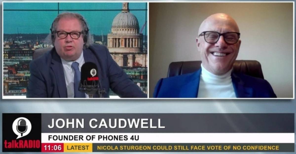 JohnDCaudwell's tweet photo. Despite technical hitch - a sure sign of our remote year! - @Iromg and I covered a range of topics, including #CaudwellPandemicRecovery, @ExcludedUK, the demise of the #HighStreet and vaccine wars.

Full #lockdownanniversary @talkRADIO interview ⤵️
https://t.co/dr1Ctd4CFr #CPR📈 https://t.co/A9UpQPo0aO