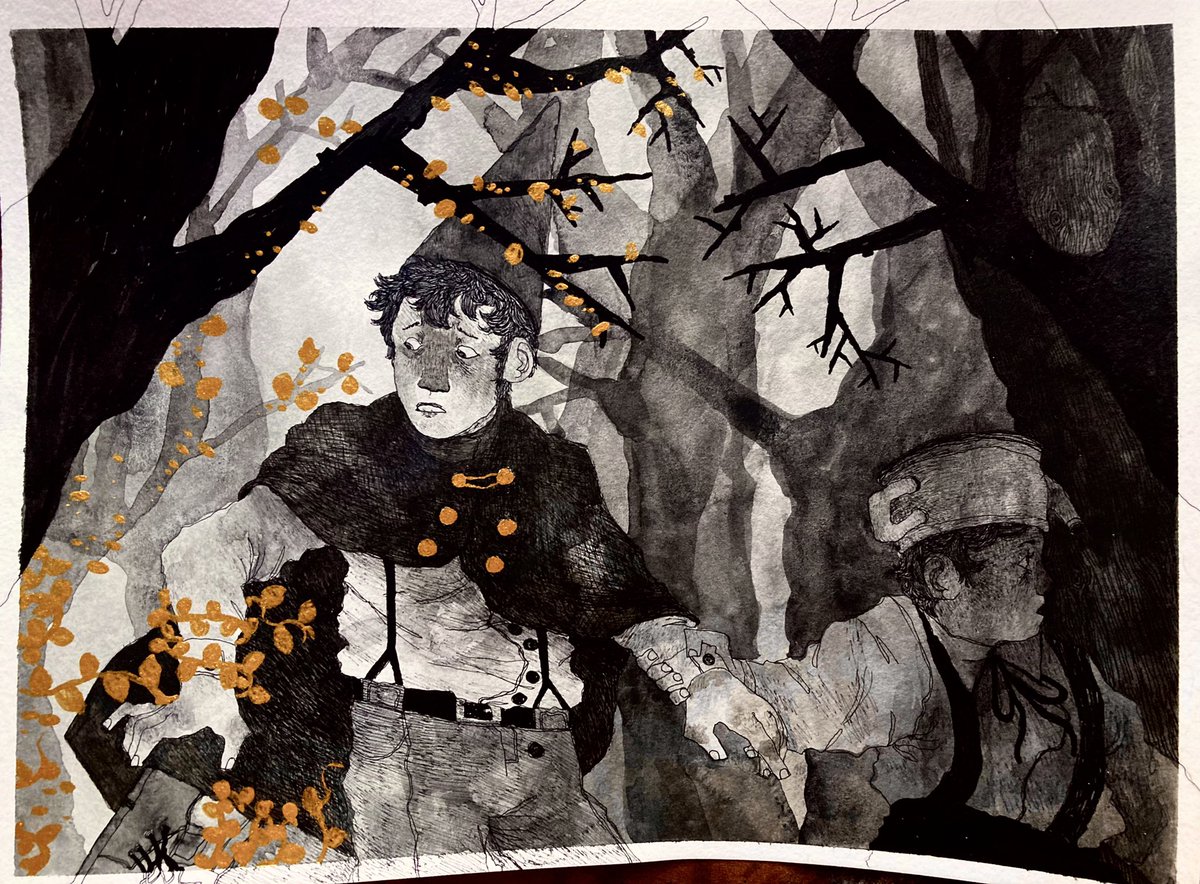 synapseoftheark's tweet photo. illustration that’s a redraw of a similar illustration I made in February 2018 !!! https://t.co/r2d7YgD5ep