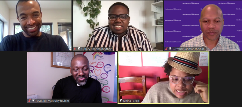 Panel on "Gender and Sexuality in Black Lives" starting now. Join us! #blackcom2021 <a href="/BlkCommunities/">Black Communities!</a>