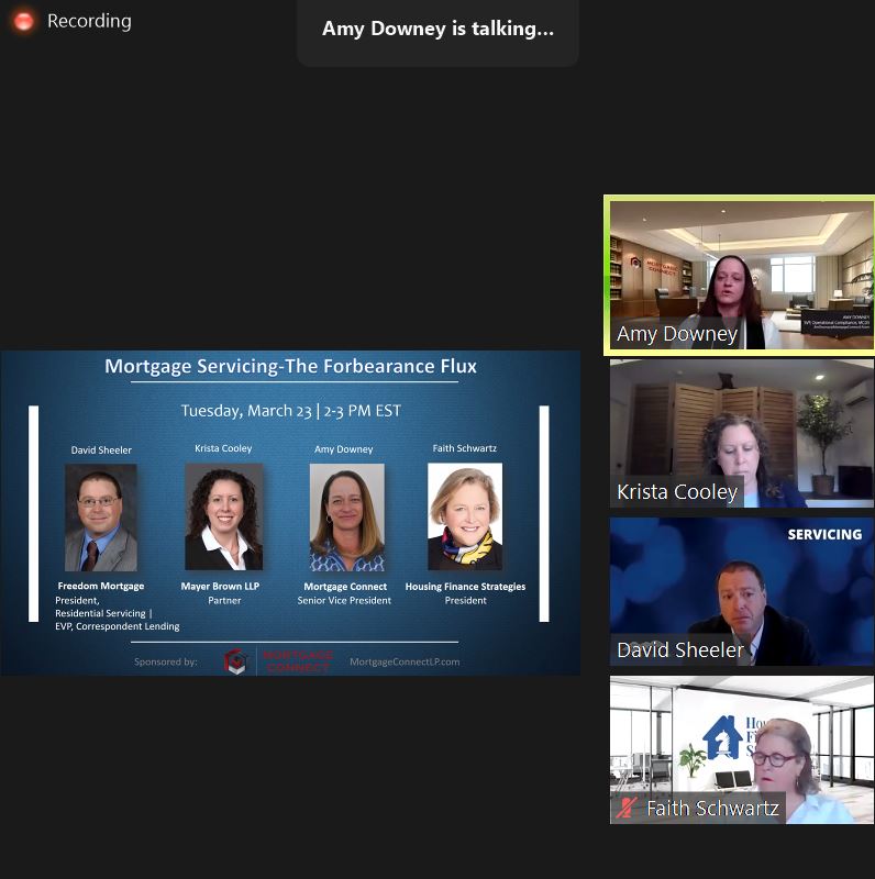 HousingFinance2's tweet photo. We're on - pleased to join industry leaders breaking down the challenges of the CARES Act and mortgage forbearance https://t.co/75XbTrVJ5y #CFPB #FHA #VA #CovidHelpforHome https://t.co/65pbJYHjhq