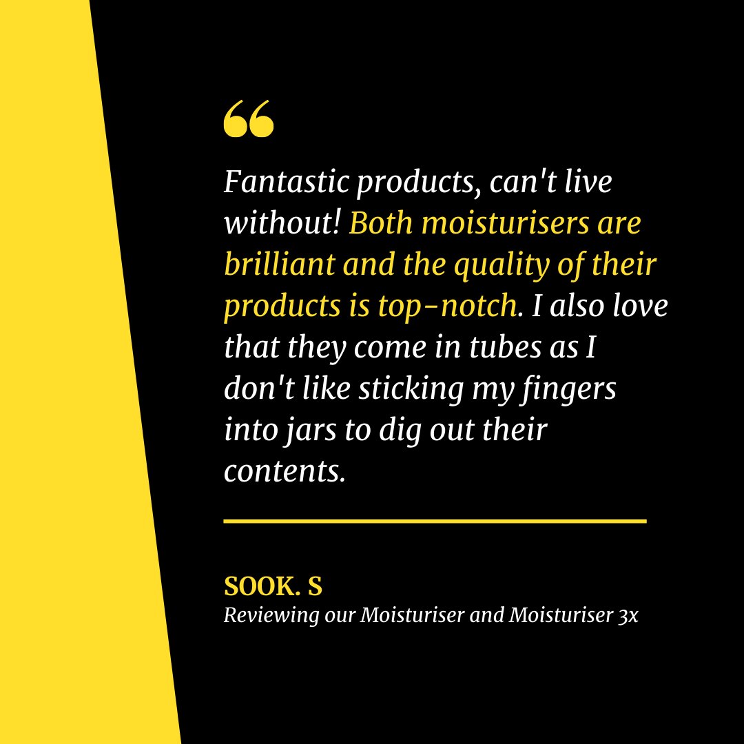 flintplusflint's tweet photo. We love hearing your feedback 😎

💻 https://t.co/XSiE18aG6X

#skincare #skinrejuvenation #skincareproducts #hydrate #glowingskin #ukskincare #skincarereview #customerreview #moisturiser #facecream #hyaluronicacid #retinyl #vitE #collagen #skincareroutine #dailyskincare https://t.co/O462YITKF1
