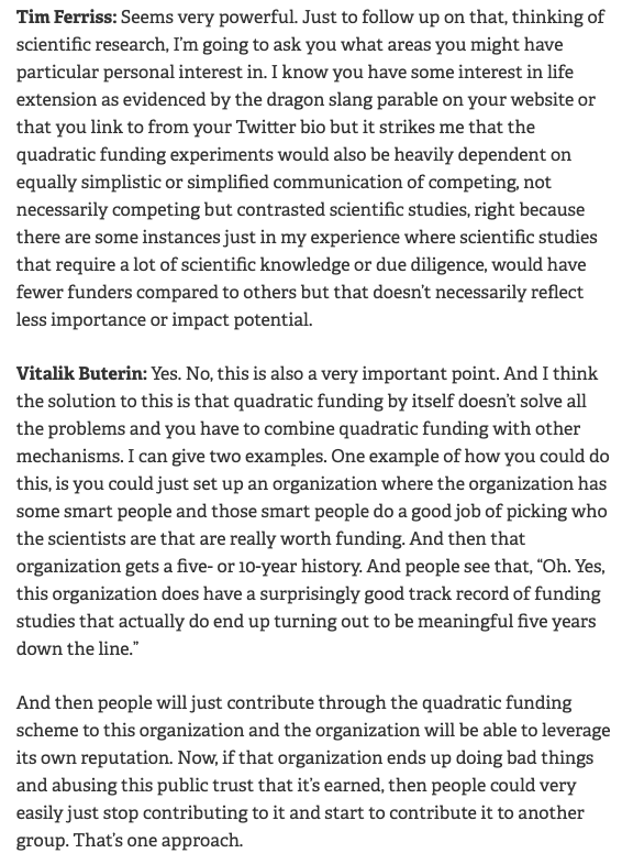 jackhendersn's tweet photo. @andy_matuschak Thoughtful thread!  Wish I'd seen sooner.  You may appreciate Vitalik's recent comments :) https://t.co/pZucnjFKLH