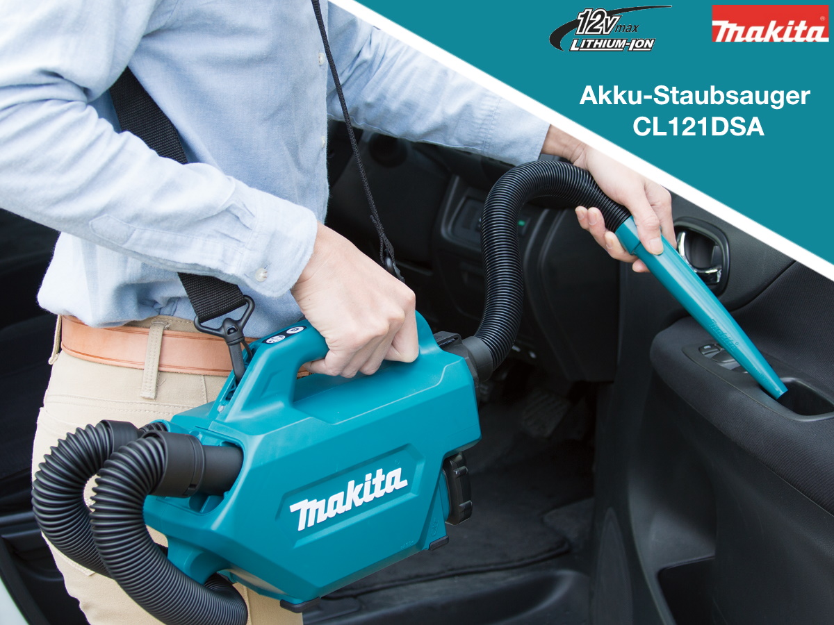 Für den #Frühjahrsputz im Auto: Der 12 V max. Akku-Staubsauger CL121DSA eignet sich mit dem umfangreichen Sortiment an Düsen und Bürsten im Lieferumfang besonders gut für die #Fahrzeugreinigung. Hier bekommt ihr mehr Infos bit.ly/CL121DSA.