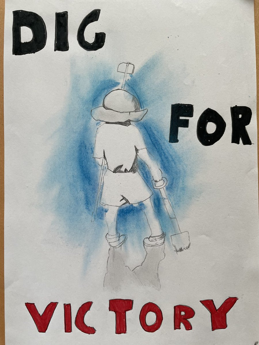 ChagallClass's tweet image. Some fantastic propaganda posters and art work based on the WW1 poem ‘Dulce et Decorum Est’. Great concentration and love of learning showed!