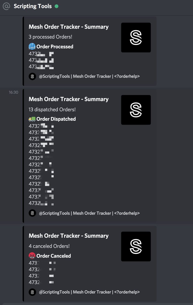 scriptingtool's tweet photo. MESH

- Bulk Tracker with printing order numbers  sorted to each status
- possibility to track unlimited amount of order numbers within few seconds https://t.co/WvQpSJEBWw