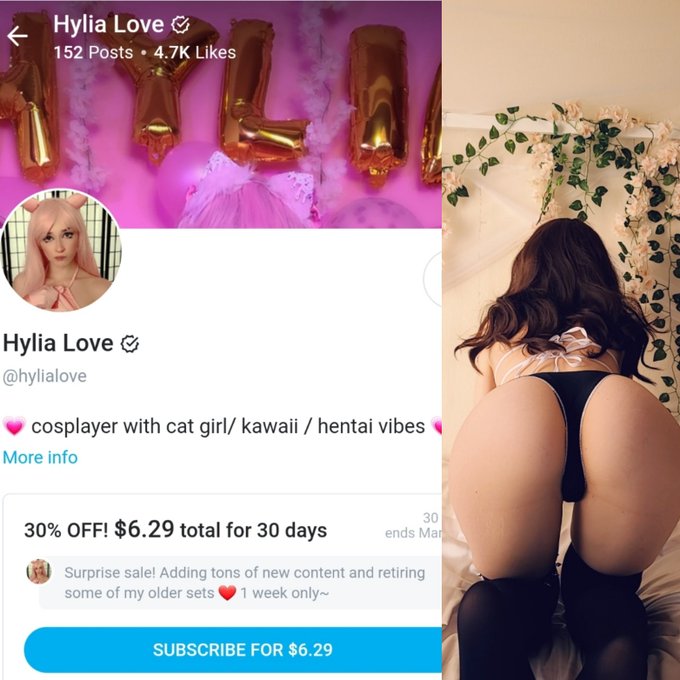 just started a sale of my OF in case u were interested!~ https://t.co/lxtspVDyI3 30% off next 30 subs<a href="/tag/tailplug"class="tags"><span>#tailplug</span></a><a href="/tag/kittenplay"class="tags"><span>#kittenplay</span></a><a href="/tag/onlyfansgirl"class="tags"><span>#onlyfansgirl</span></a><a href="/tag/nsfwpetplay"class="tags"><span>#nsfwpetplay</span></a>