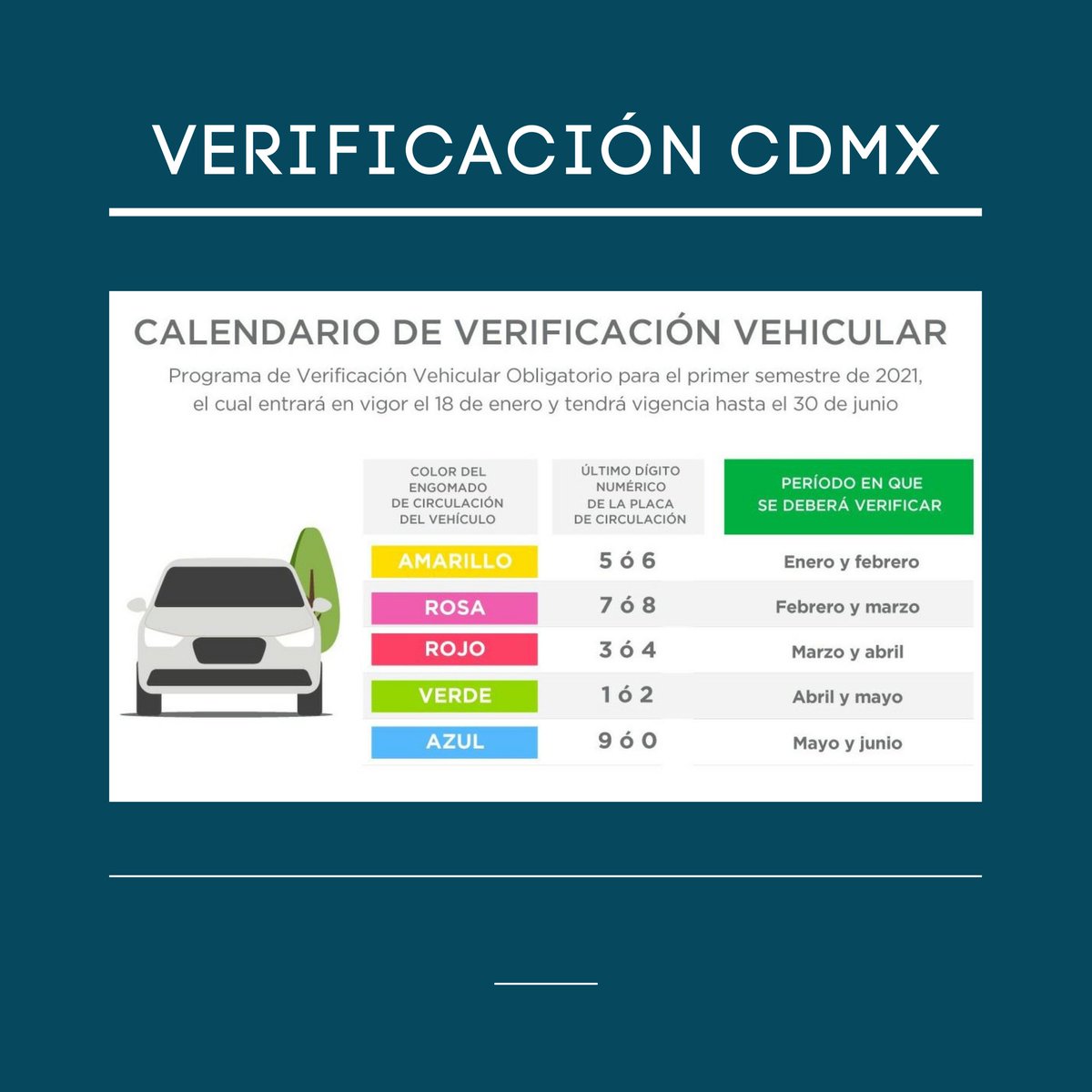 GomezdlOlmo's tweet photo. #VerificacionVehicular2021 https://t.co/HslqtqMsgR
