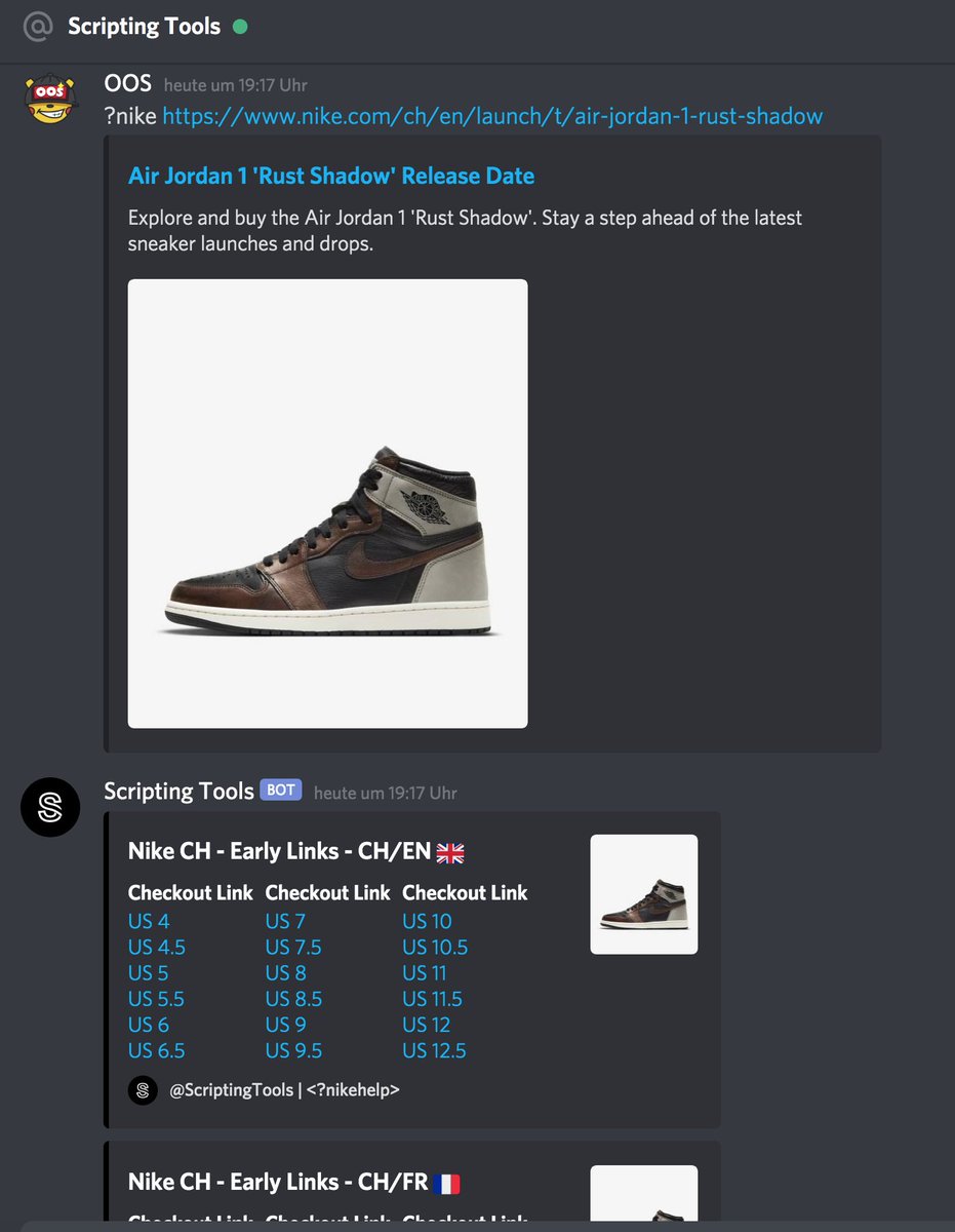 scriptingtool's tweet photo. Nike 

- Early Links
-  Regions: Switzerland, Australia, Canada, Russia, Singapore

more can be added on requests of course! https://t.co/M0PLngvguY