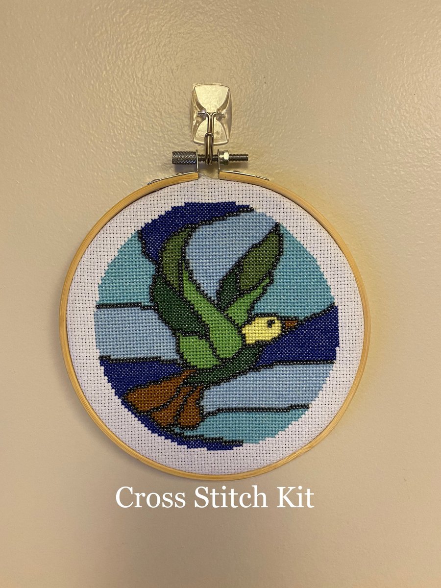 Excited to share the latest addition to my #etsy shop: Beaded Stained Glass Cross Stitch Kit etsy.me/3tN4g8f #embroidery #crossstitchkit #easycrossstitch #simplecrossstitch #crossstitch #crossstitchpattern #crossstitchgift #quickcrossstitch #embroiderykit