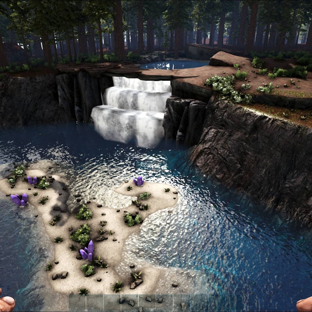 yiggins's tweet image. Just a few more images of the Ark:Survival Evolved map I'm currently creating
It's now in a playable state but still incomplete 
On the steam workshop search for OrbisTerrarum 
#UE4 
#arkdevkit