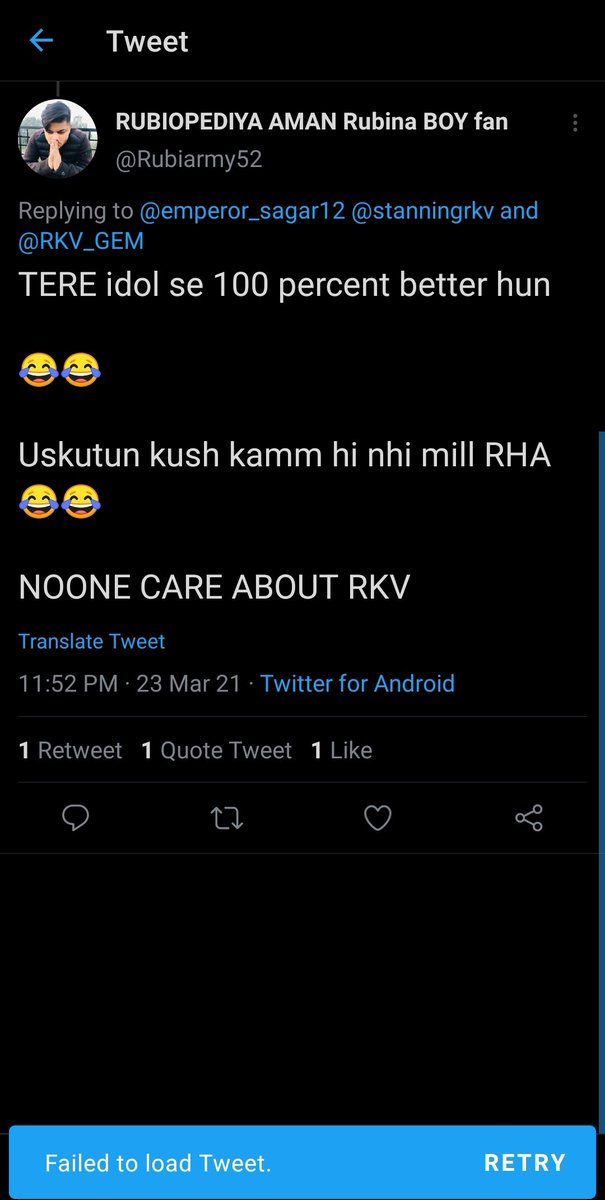 sayylessdear's tweet photo. Iss baar sahi tagline se aayenge bhaiya🤣👌🏻

STOP BEING INSECURE OF RKV https://t.co/m7e8FN7rtb